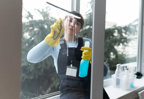 Nettoyage de vitres intérieures et extérieures à Vallans